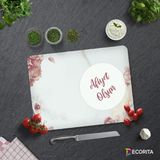 Decorita Afiyet Olsun | Pudra Pembe Çiçekler | Cam Kesme Tahtası - Cam Kesme Tablası | 30cm x 40cm - 30 x 40 cm