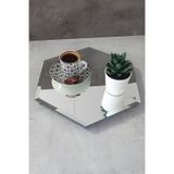 Decorita Altıgen Ayna Söz-Nişan Sunum Tepsisi