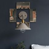 Decorita Aplik Aynası 4'lü Takım 12,5 x 25 cm - Bronz