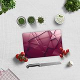 DECORITA Asil Bordo | Cam Kesme Tahtası (20cm x 30cm)