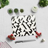 DECORITA Black Gold | Cam Kesme Tahtası (29cm x 34cm)