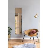 Decorita Bronz Ayna 4'Lü Takım Kare Ayna 30Cm X 30Cm