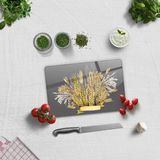 Decorita Buğday Demeti | Cam Kesme Tahtası - Cam Kesme Tablası | - 20 x 30 cm