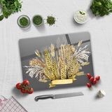 Decorita Buğday Demeti | Cam Kesme Tahtası - Cam Kesme Tablası | - 30 x 40 cm