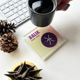 Decorita Cam Bardak Altlığı Burçlar Balık Burcu 4'lü Takım 10 x 10 cm