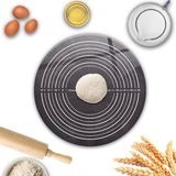 Decorita | Cam Hamur Açma Matı | Karatahta Görünümlü | Çap40 Cm