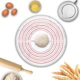 Decorita | Cam Hamur Açma Matı | Klasik Mermer | Çap40 Cm
