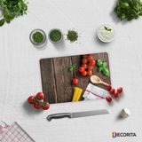 Decorıta Cam Kesme Tahtası| Ahşap Ve Sebzeler