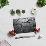 Decorita Cam Kesme Tahtası - Cam Kesme Tablası | Antrasit Kristal | 20cm X 30cm Renkli