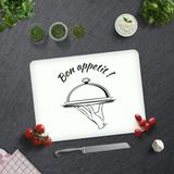 Decorita Cam Kesme Tahtası - Cam Kesme Tablası | Bon Appetit - Servis | 30cm x 40cm - 1 Adet