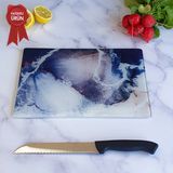 Decorita Cam Kesme Tahtası - Cam Kesme Tablası | Buzlu Cam - Ocean | 20cm x 30cm - 20 x 30 cm