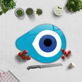 Decorita Cam Kesme Tahtası - Cam Kesme Tablası | Damla Serisi - 1 | 28 cm x 36 cm - Mavi - 28 cm x36 cm