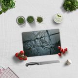 Decorita Cam Kesme Tahtası - Cam Kesme Tablası | Doğal Taş Desen | 20cm x 30cm - 1 Adet