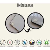 Decorita Cam Kesme Tahtası - Cam Kesme Tablası Düz Renk - Gri 20cm x 30cm - 20 x 30 cm