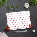 Decorita Cam Kesme Tahtası - Cam Kesme Tablası | Kalp Desenli | 30CM x 40CM - 30 x 40 cm