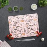Decorita Cam Kesme Tahtası - Cam Kesme Tablası | Kedi Desenli | 30CM x 40CM - 30 x 40 cm