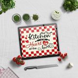 Decorita Cam Kesme Tahtası - Cam Kesme Tablası | Kitchen Heart | - 29 x 34 cm
