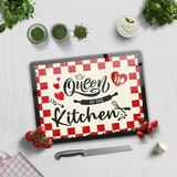 Decorita Cam Kesme Tahtası - Cam Kesme Tablası | Kitchen Queen | - 30 x 40 cm