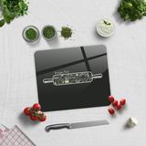Decorita Cam Kesme Tahtası - Cam Kesme Tablası | Kitchen Tools - Mutfak Gereçleri | 29cm x 34cm - 1 Adet
