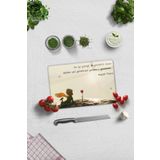 Decorita Cam Kesme Tahtası - Cam Kesme Tablası | Küçük Prens - Gözler | 20cm X 30cm
