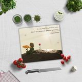 Decorita Cam Kesme Tahtası - Cam Kesme Tablası | Küçük Prens - Gözler | 29cm X 34cm - 29 x 34 cm