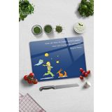 Decorita Cam Kesme Tahtası - Cam Kesme Tablası | Küçük Prens - Zaman | 30cm X 40cm