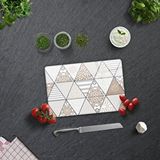 Decorita Cam Kesme Tahtası - Cam Kesme Tablası | Mandala Desen | 20cm X 30cm Renkli