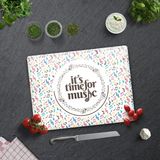 Decorita Cam Kesme Tahtası - Cam Kesme Tablası | Music Time | 30CM x 40CM - 30 x 40 cm