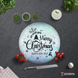 Decorita Cam Kesme Tahtası - Cam Kesme Tablası | New Years | Çap 32cm