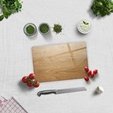 Decorita Cam Kesme Tahtası - Cam Kesme Tablası | Retro Ahşap Görünümlü | 20cm X 30cm Renkli