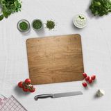 Decorita Cam Kesme Tahtası - Cam Kesme Tablası | Retro Ahşap Görünümlü | 20cm x 30cm