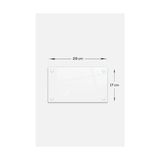 DECORITA Cam Kesme Tahtası - Cam Kesme Tablası | (SAYDAM CAM, 17cm X 29cm)