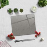 Decorita Cam Kesme Tahtası - Cam Kesme Tablası | Seramik Desen - Koyu Fon | 29CM x 34CM - 29 x 34 cm
