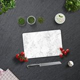 Decorita Cam Kesme Tahtası - Cam Kesme Tablası | Taş Görünümlü | 20cm X 30cm Renkli