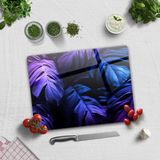 Decorita Cam Kesme Tahtası - Cam Kesme Tablası | Tropik Palmiye | 30cm x 40cm - 30 x 40 cm