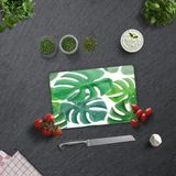 Decorita Cam Kesme Tahtası - Cam Kesme Tablası Tropik Yapraklar 20cm x 30cm - 20 x 30 cm