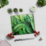 Decorita Cam Kesme Tahtası - Cam Kesme Tablası | Yaprak Festivali | 29CM x 34CM - 29 x 34 cm