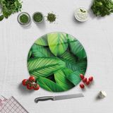 Decorita Cam Kesme Tahtası - Cam Kesme Tablası | Yaprak Festivali | ÇAP32CM - 32 x 32 cm