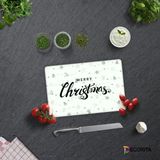 Decorita Cam Kesme Tahtası - Cam Kesme Tablası | Yeniyıl Temalı | 20cm x 30cm