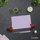 Decorıta Cam Kesme Tahtası| Düz Renk - Lila