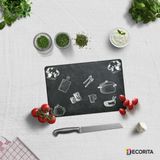 Decorıta Cam Kesme Tahtası| Karatahta Görünümlü