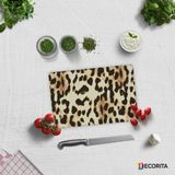 Decorıta Cam Kesme Tahtası| Leopar Desen
