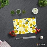 Decorıta Cam Kesme Tahtası| Sarı Limonlar