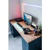 Decorita Cam Mouse Pad | Cam Masa Matı | Satina Cam | Large | 40CM x 80CM