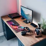 Decorita Cam Mouse Pad | Cam Masa Matı | Techno Boy | Large | 40CM x 80CM