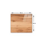 Decorita Cam Ocak Arkası Koruyucu Yeni Ahşap Desen 52cm x 60cm