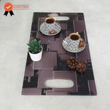 Decorita Cam Tepsi | Siyah Küpler | 29cm x 52cm