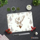 Decorita Cervus Deer | Cam Kesme Tahtası - Cam Kesme Tablası | 30 cm x 40 cm