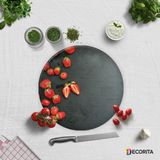 Decorita Çilek Desen | Cam Kesme Tahtası - Cam Kesme Tablası | Çap 32cm - 32 cm