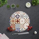 Decorita Çini Desen | Cam Kesme Tahtası - Cam Kesme Tablası - 32 cm